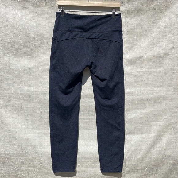 Athleta Women’s Herringbone Mercer Tight Legging Blue/Black Size Medium - Picture 5 of 10